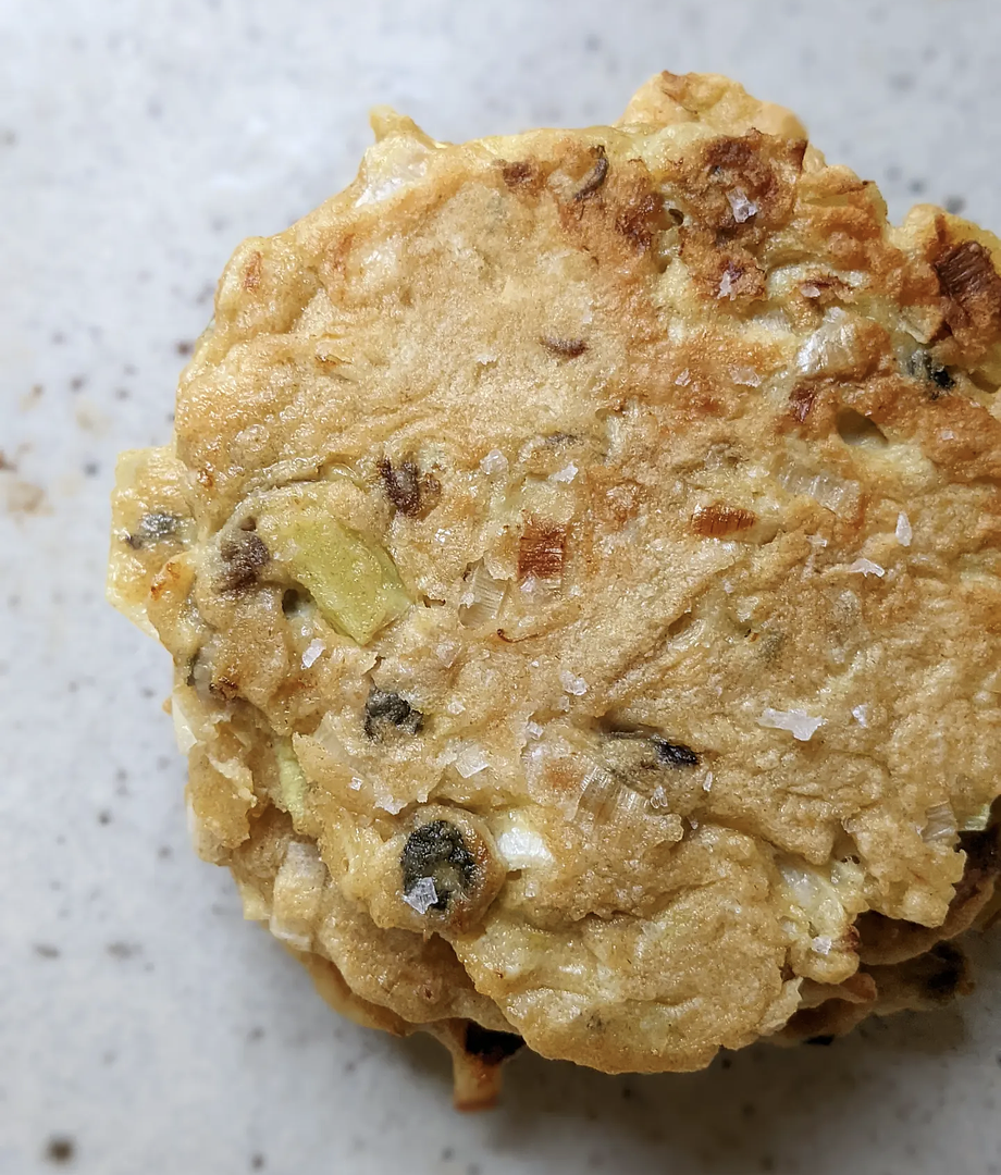 Leek and Oyster Fritters