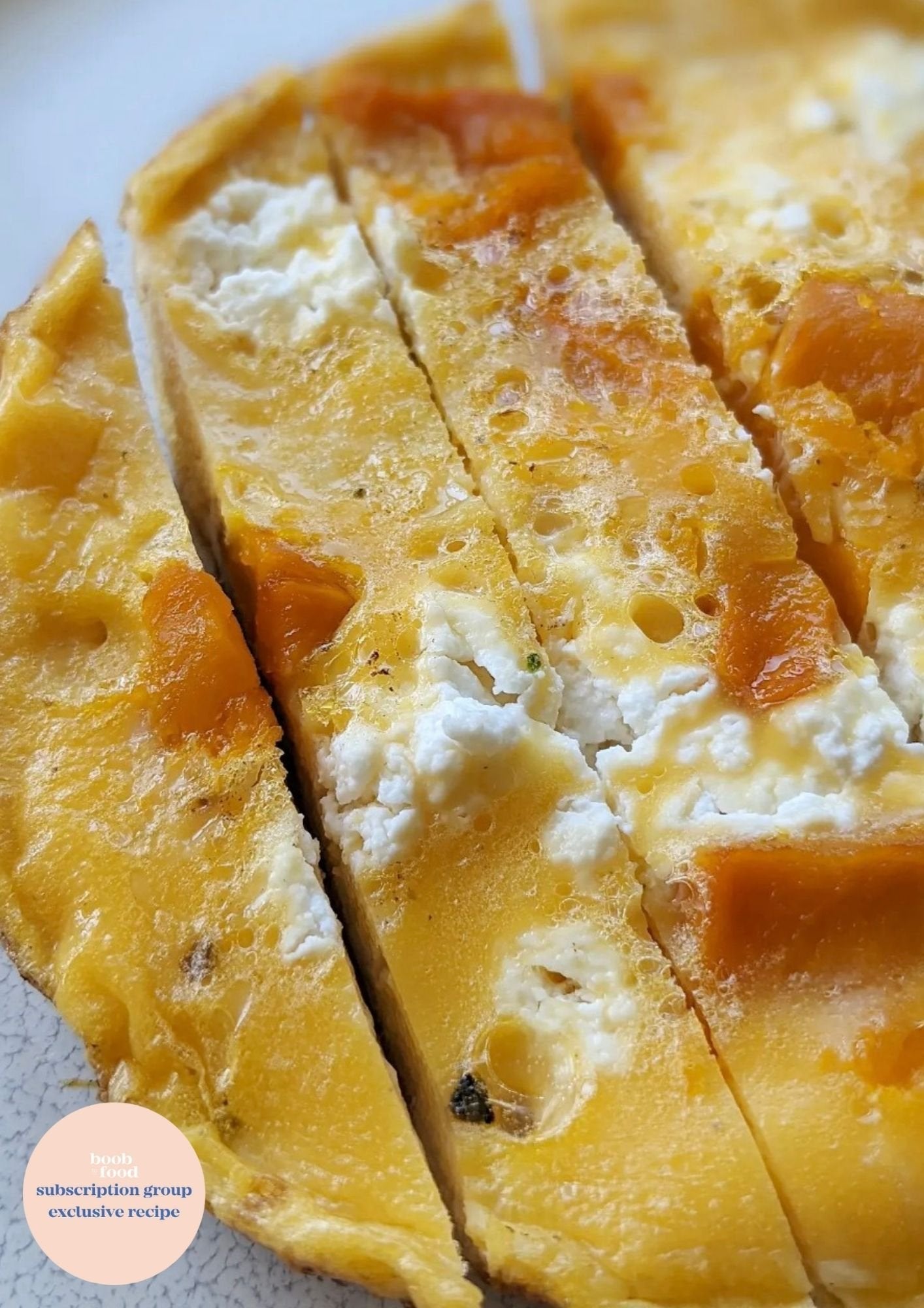Pumpkin Goats Cheese Omelette