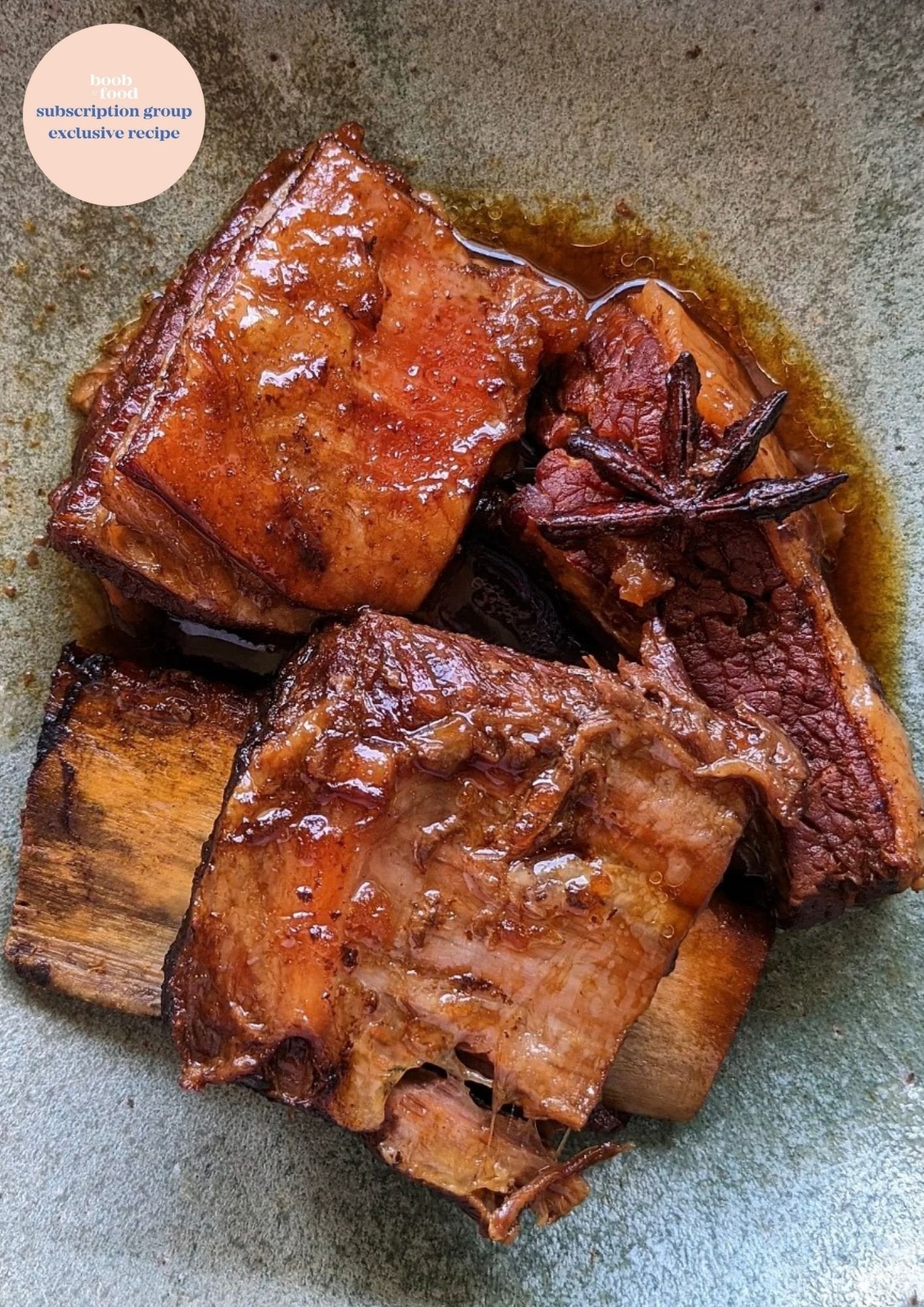 Tamari Braised Beef Short Ribs