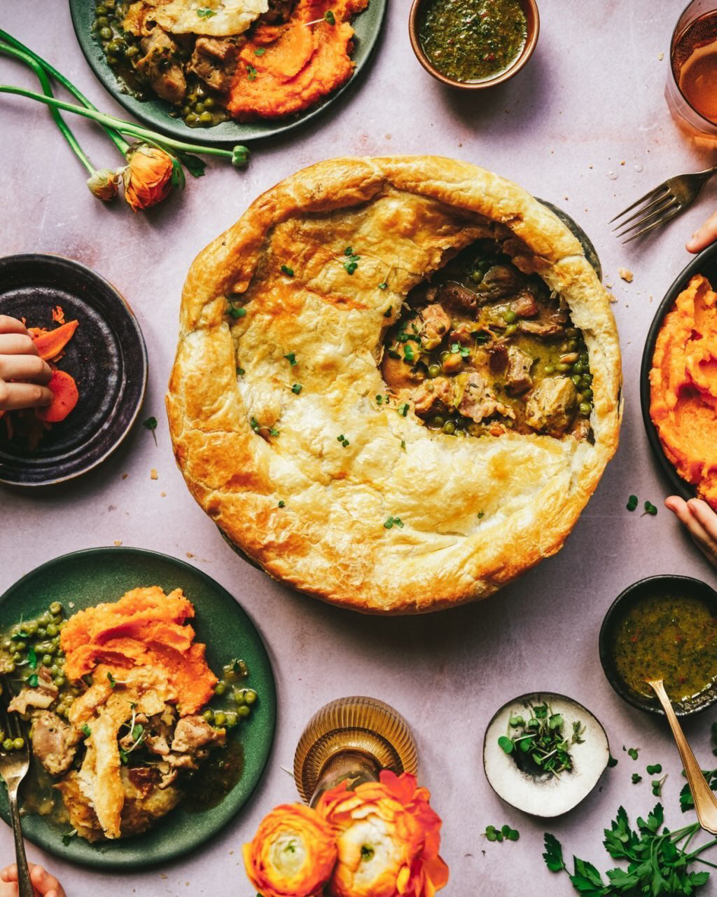 Slow-Cooker Chicken, Bacon & Leek Pie