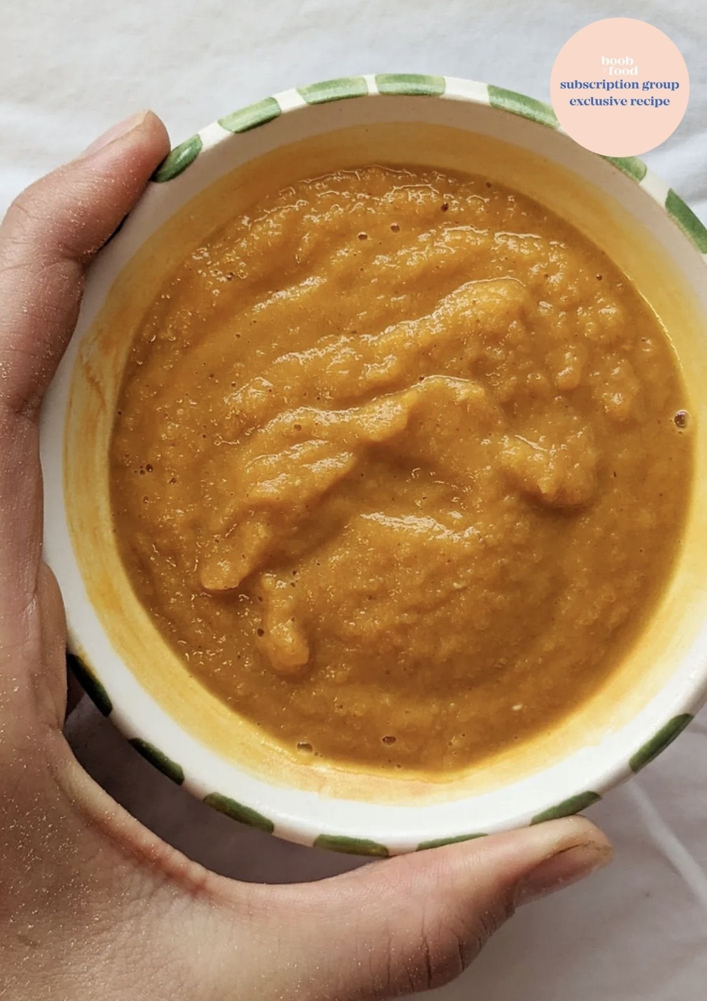 Carrot &amp; Red Lentil Puree