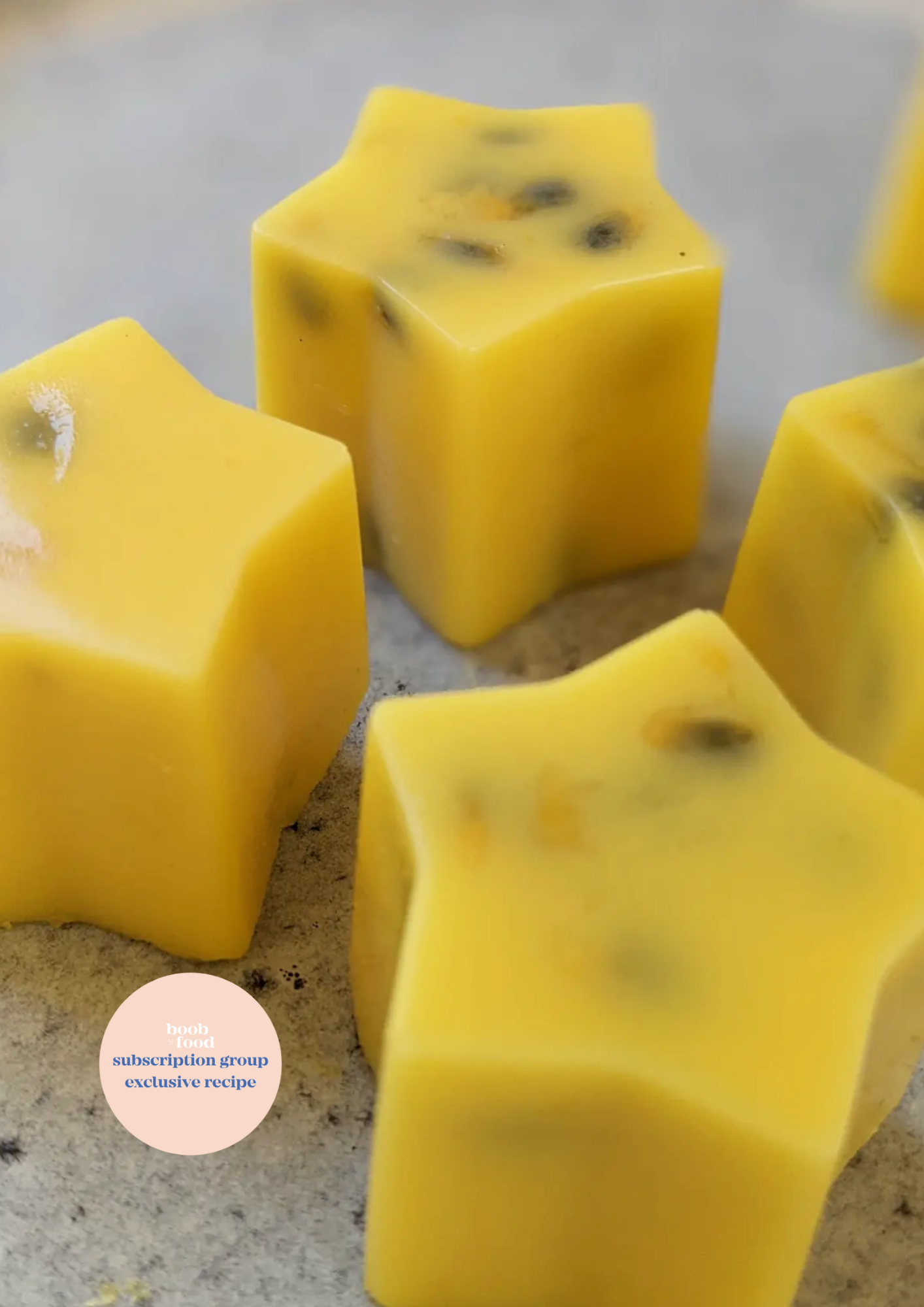 Passionfruit and Lemon Curd Gummies
