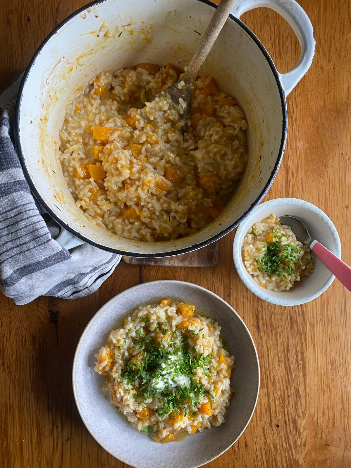 Baked Pumpkin Risotto