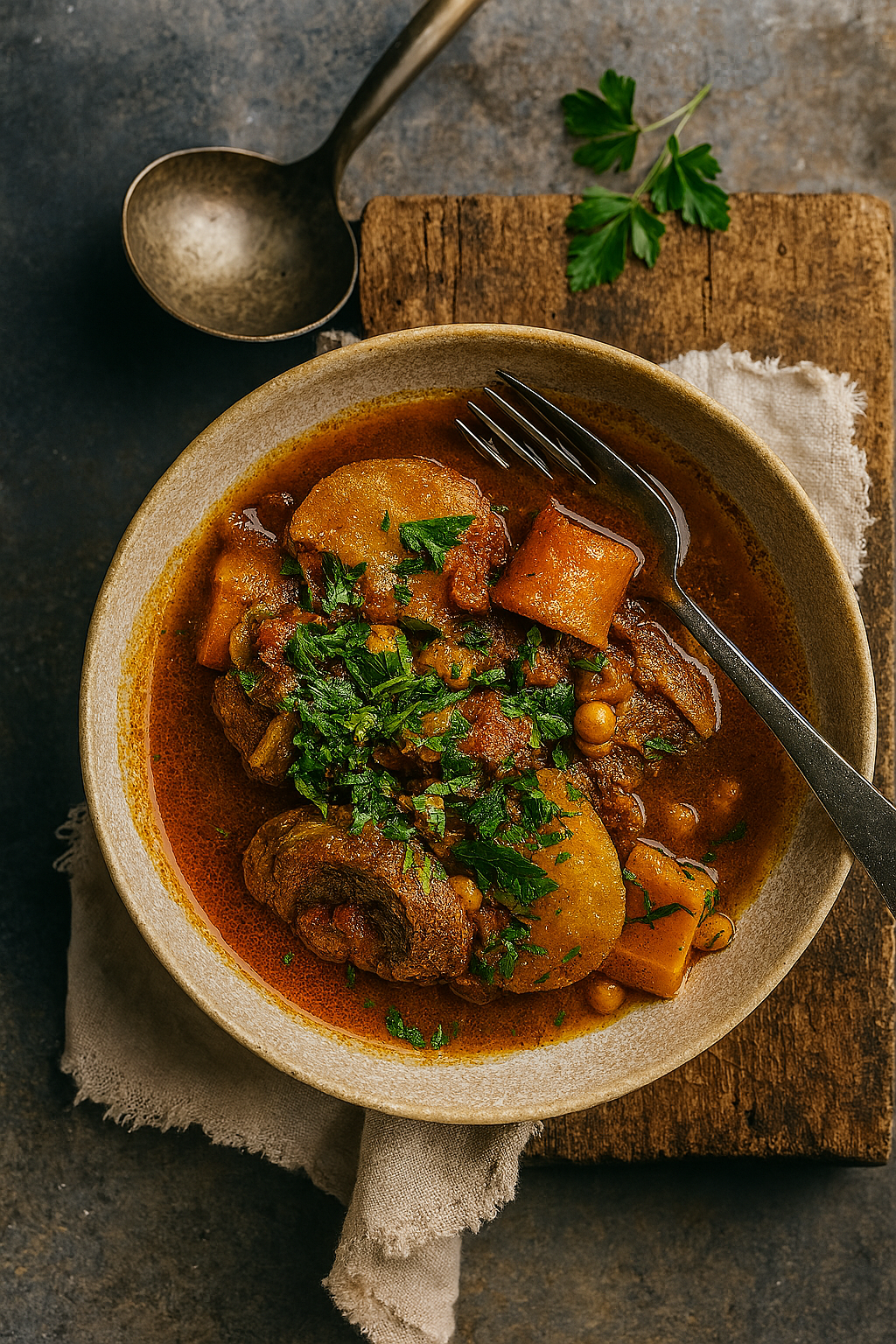 Moroccan beef 'melt-away' stew