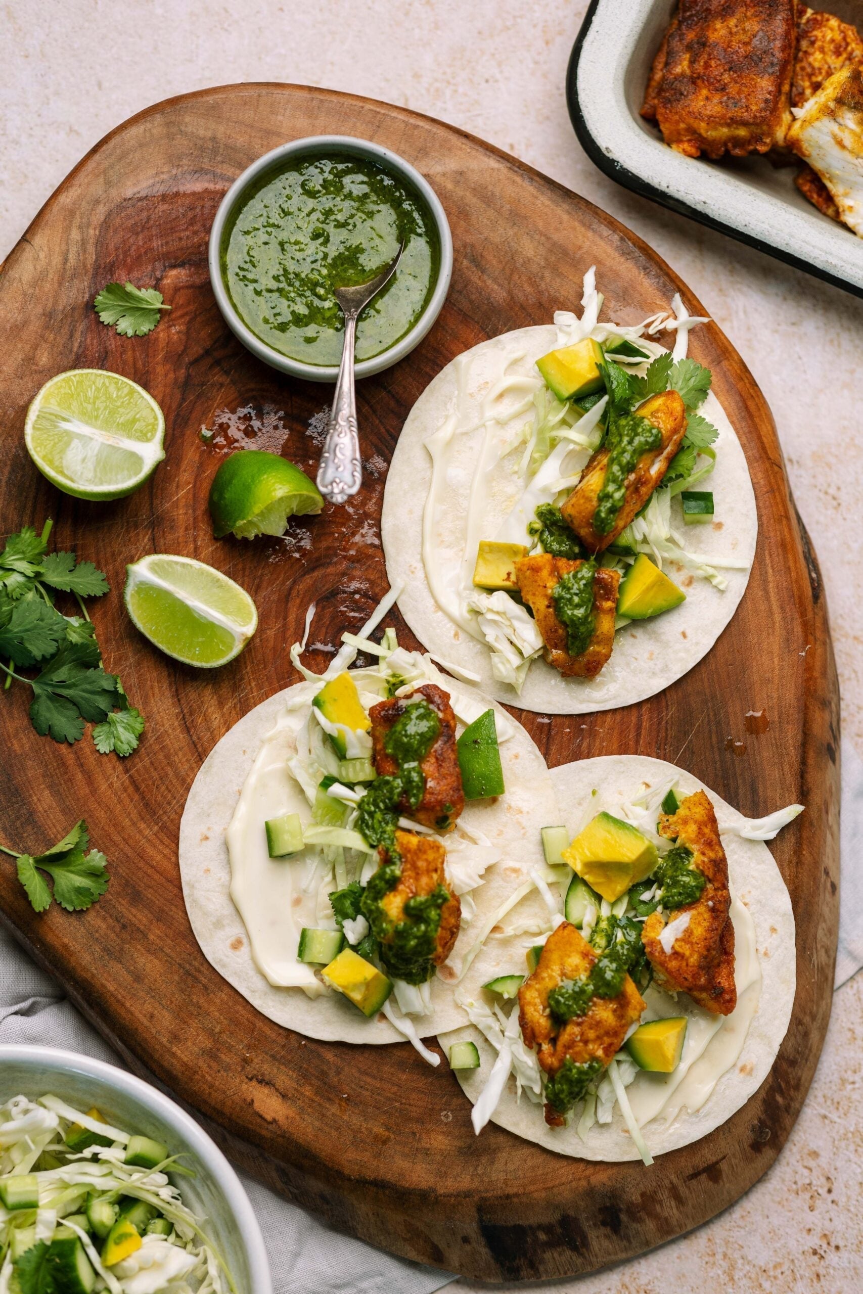fish tacos–build your own