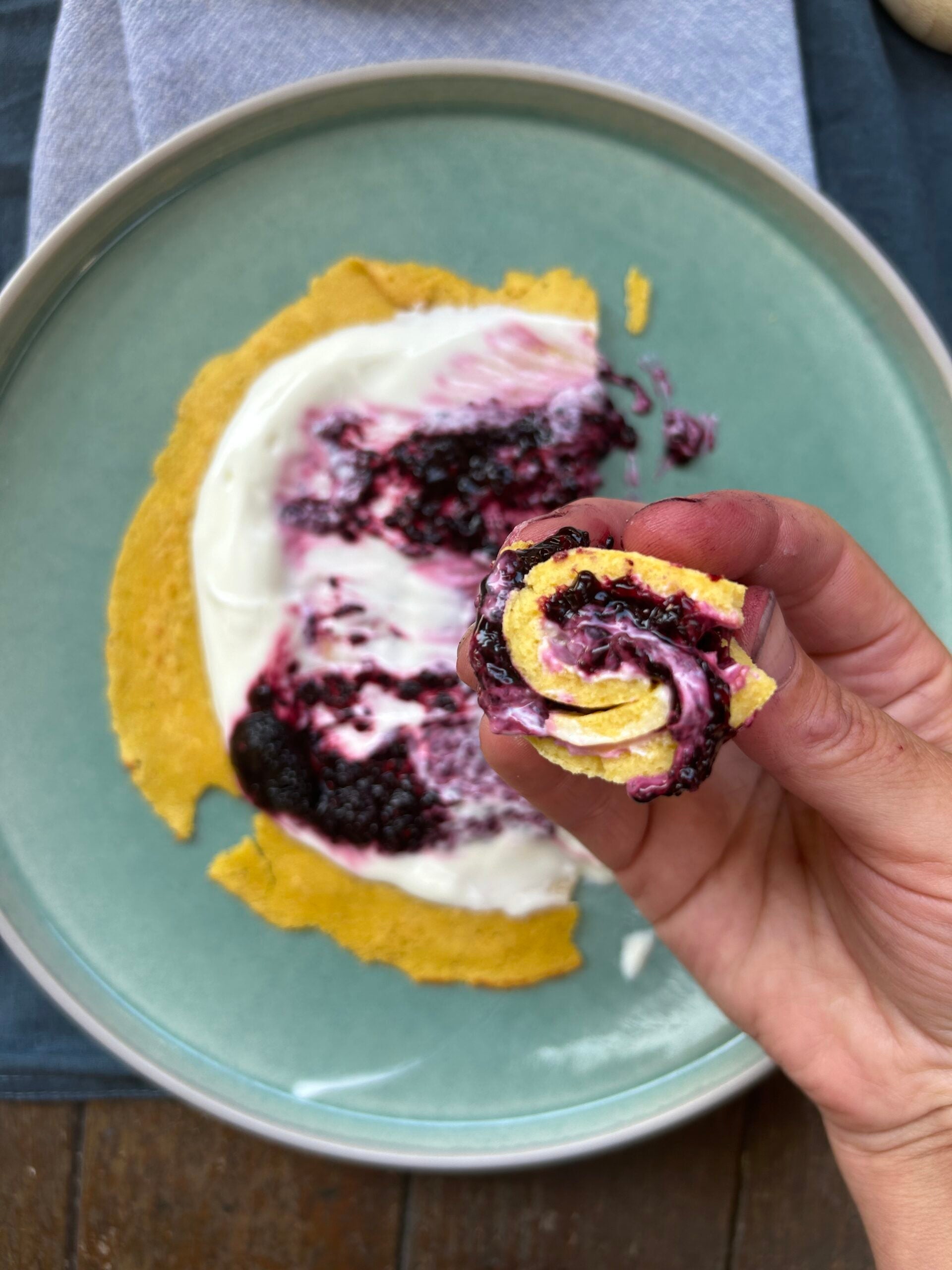 High protein crepes