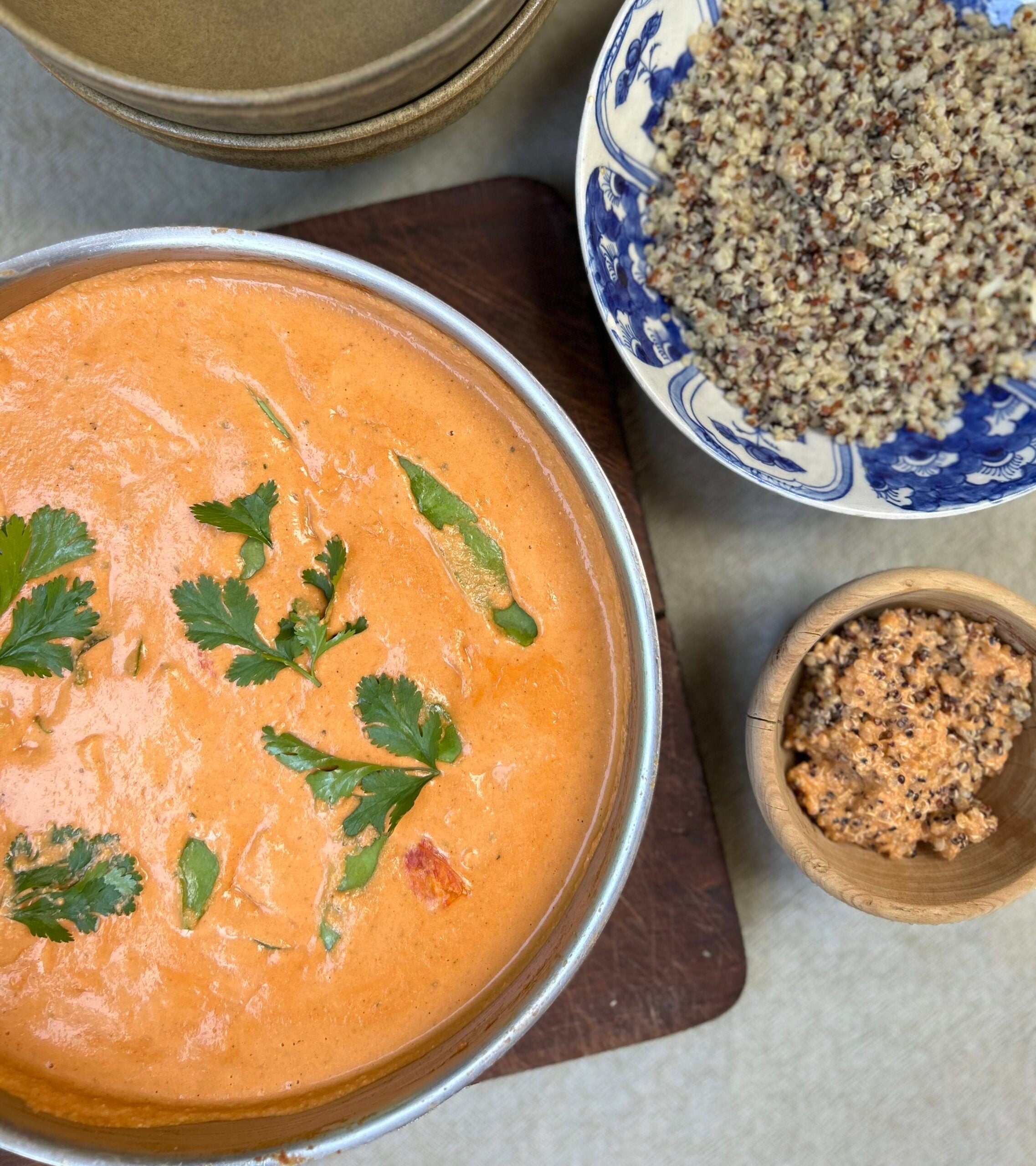 Chicken and cashew curry