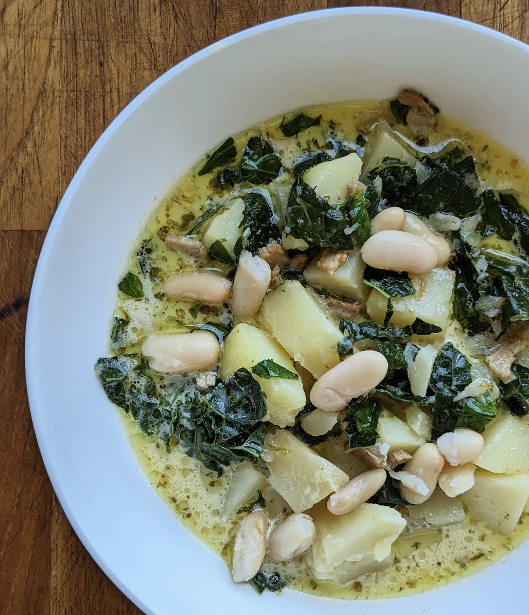 Kale + Cannellini Bean Soup