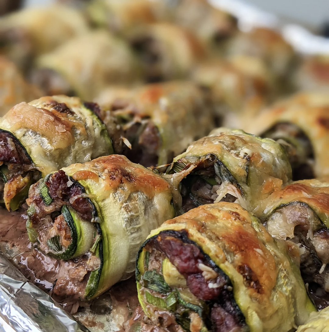 Zucchini Beef 'Roll Ups'