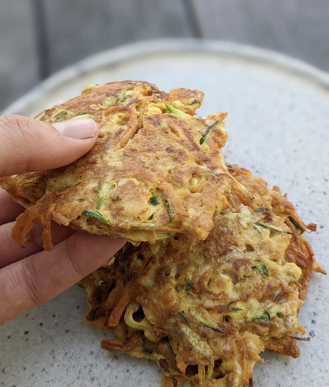 Tempeh Veggie Fritters