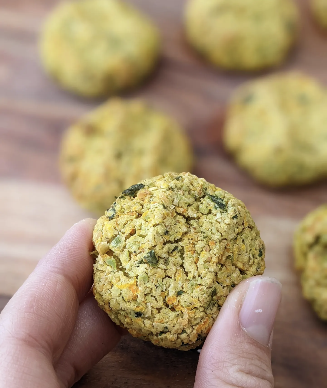 Chickpea and Edamame Bites