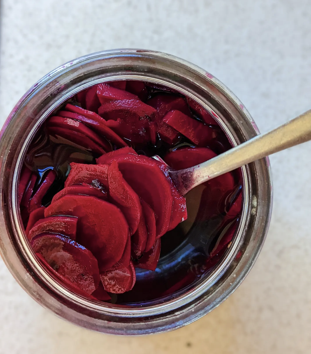Pickled beetroot