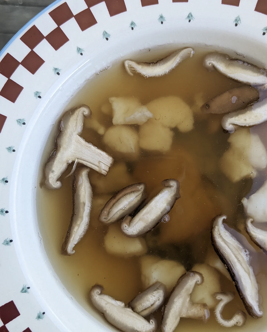 Fish & Mushroom Brothy Soup!