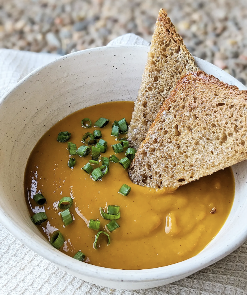 Sweet Potato &amp; Pumpkin Soup