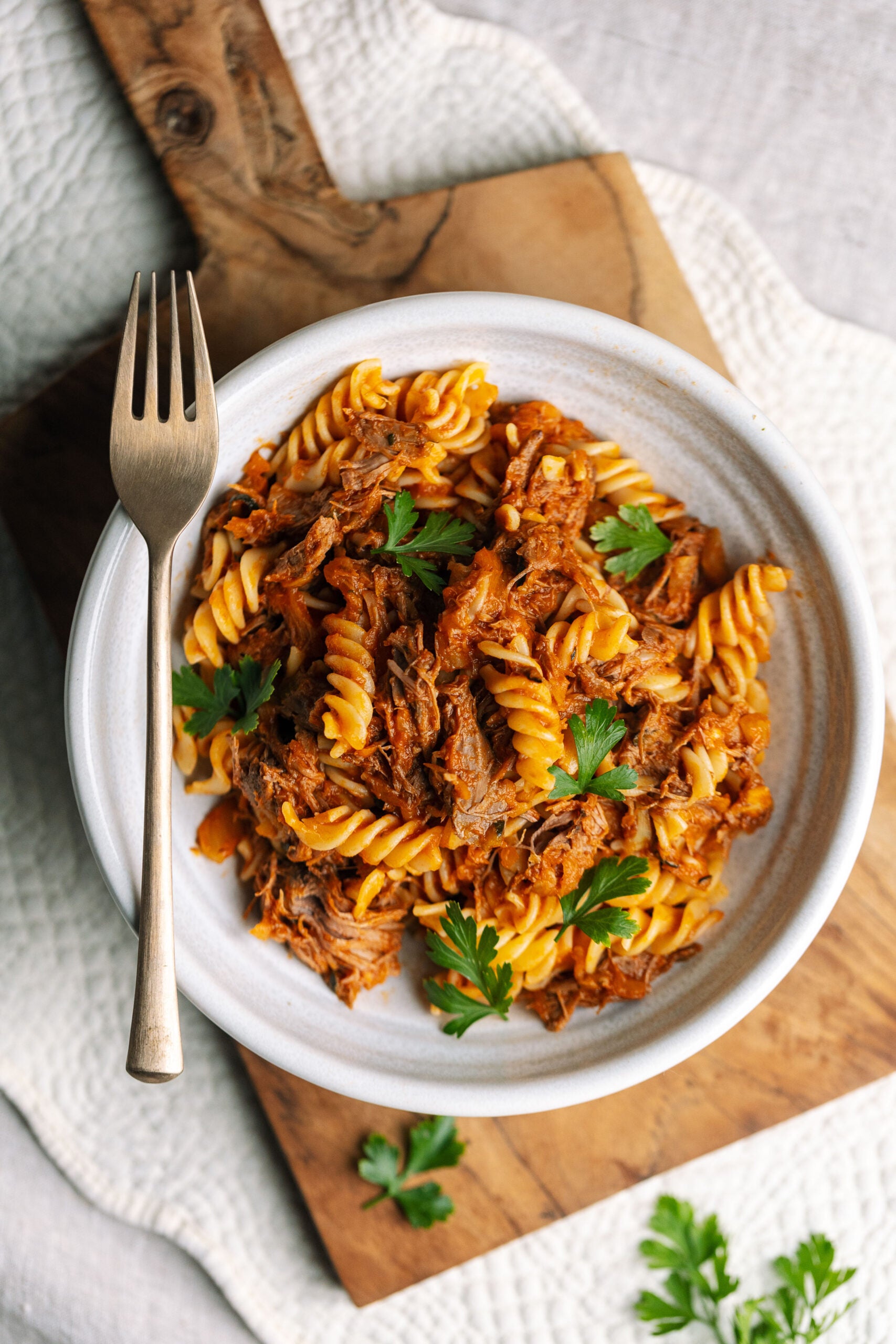 Vegetable loaded Lamb Ragu
