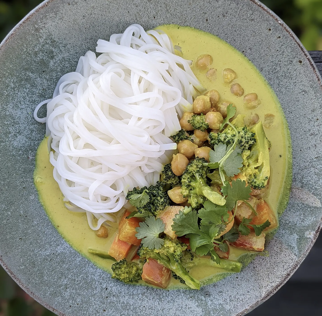 Yellow Chickpea Curry