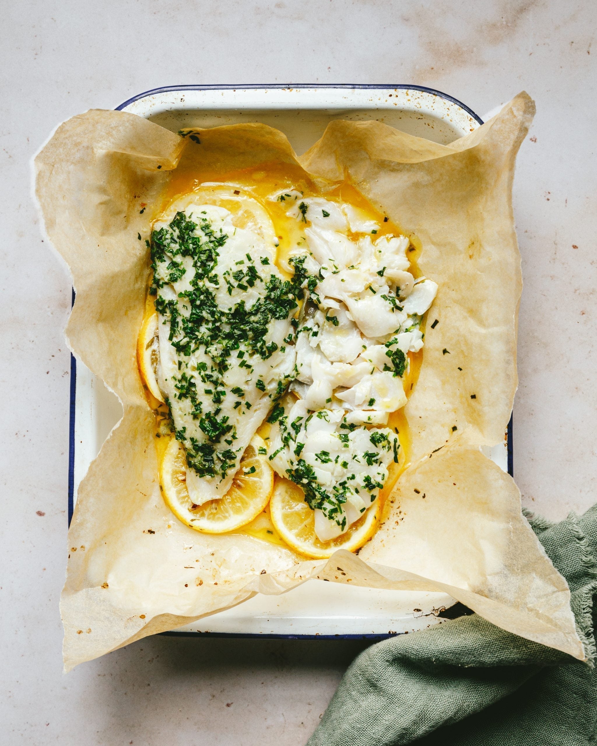 Baked Fish with Pineapple Salsa