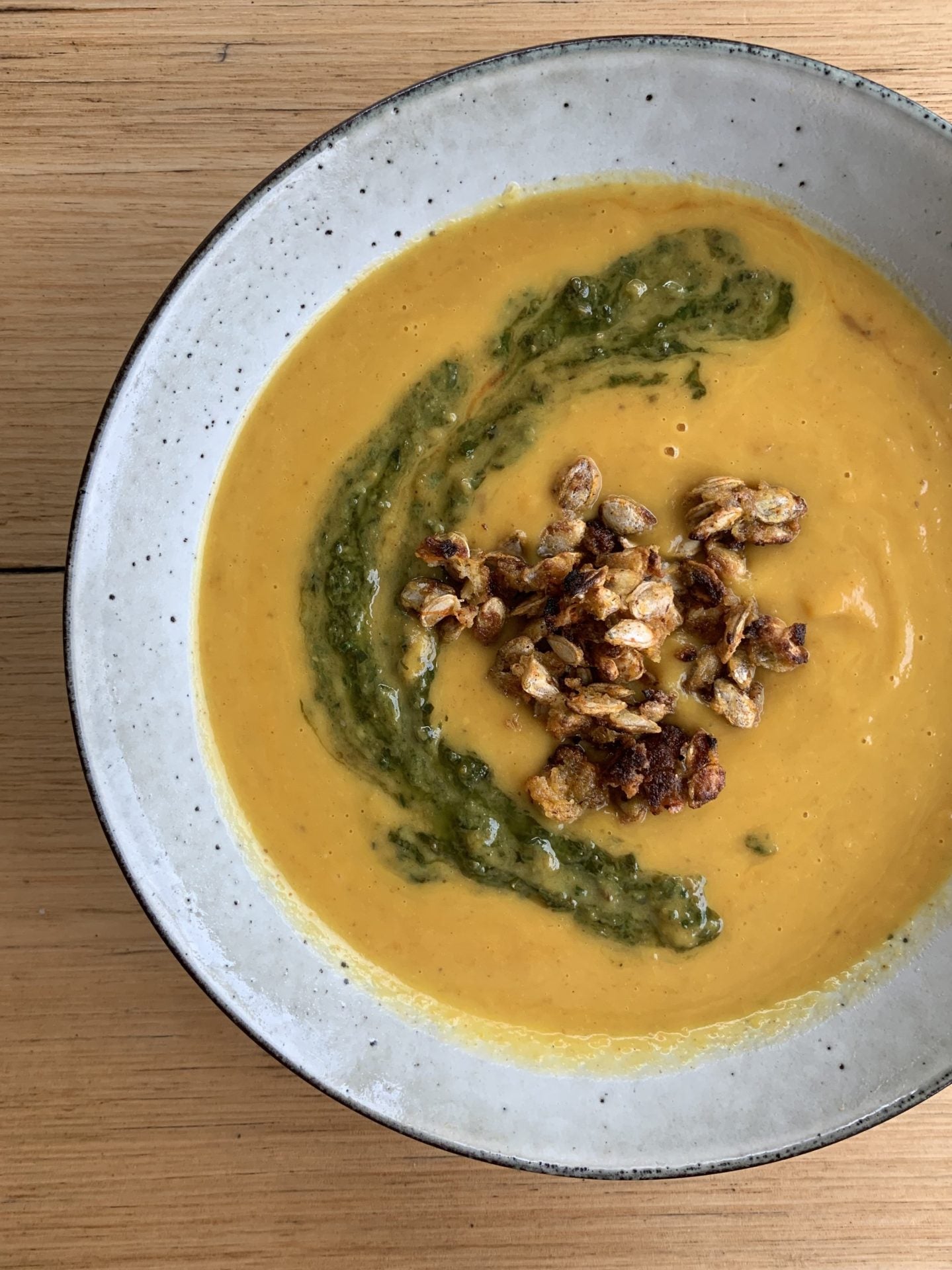Pumpkin Soup — the perfect postpartum nourishment or baby food