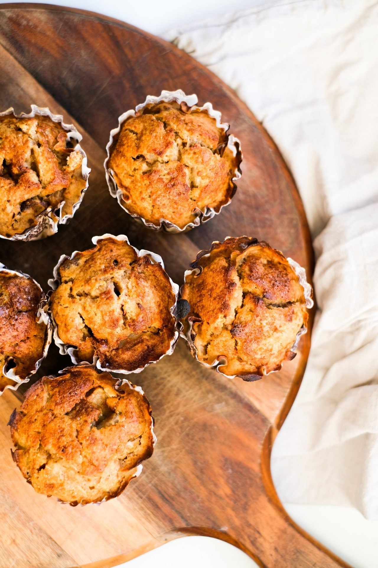 Sourdough Pear Muffins