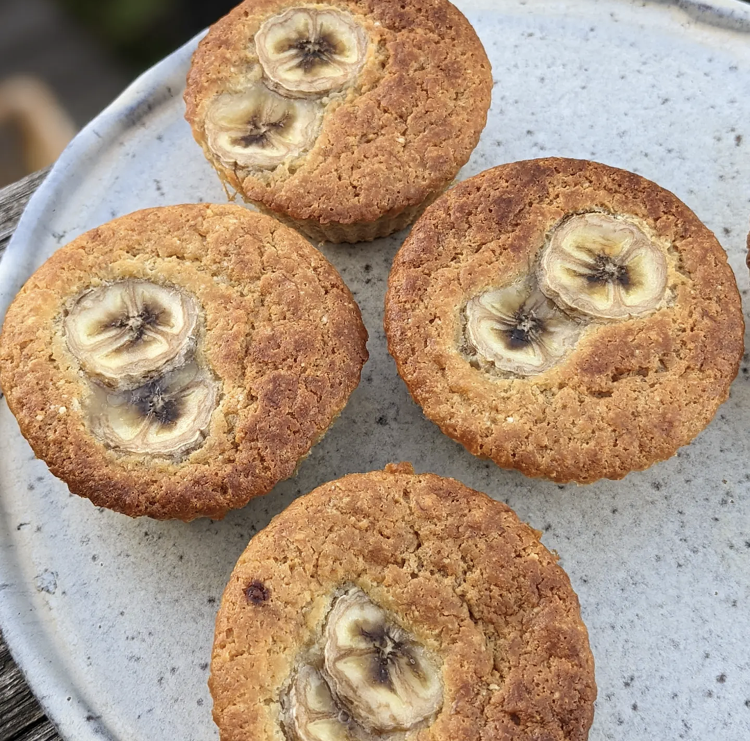 GF Yoghurt & Banana Muffins