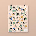 Peach A-Z Boob to Food Poster PDF