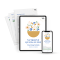 Nutrient Quick Guide 6-12 Month Olds