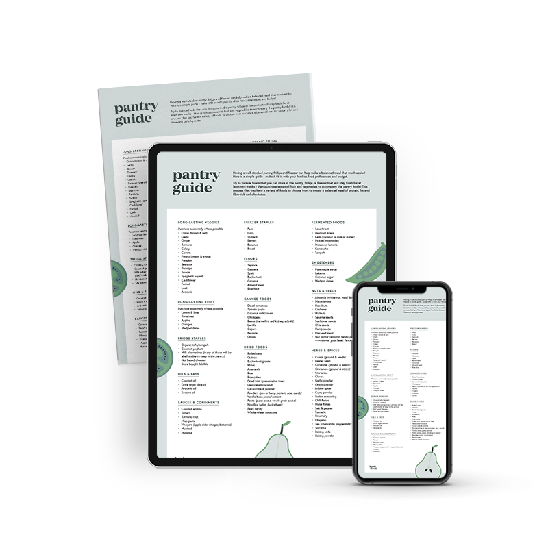 The Boob to Food Pantry Guide - Plant Based